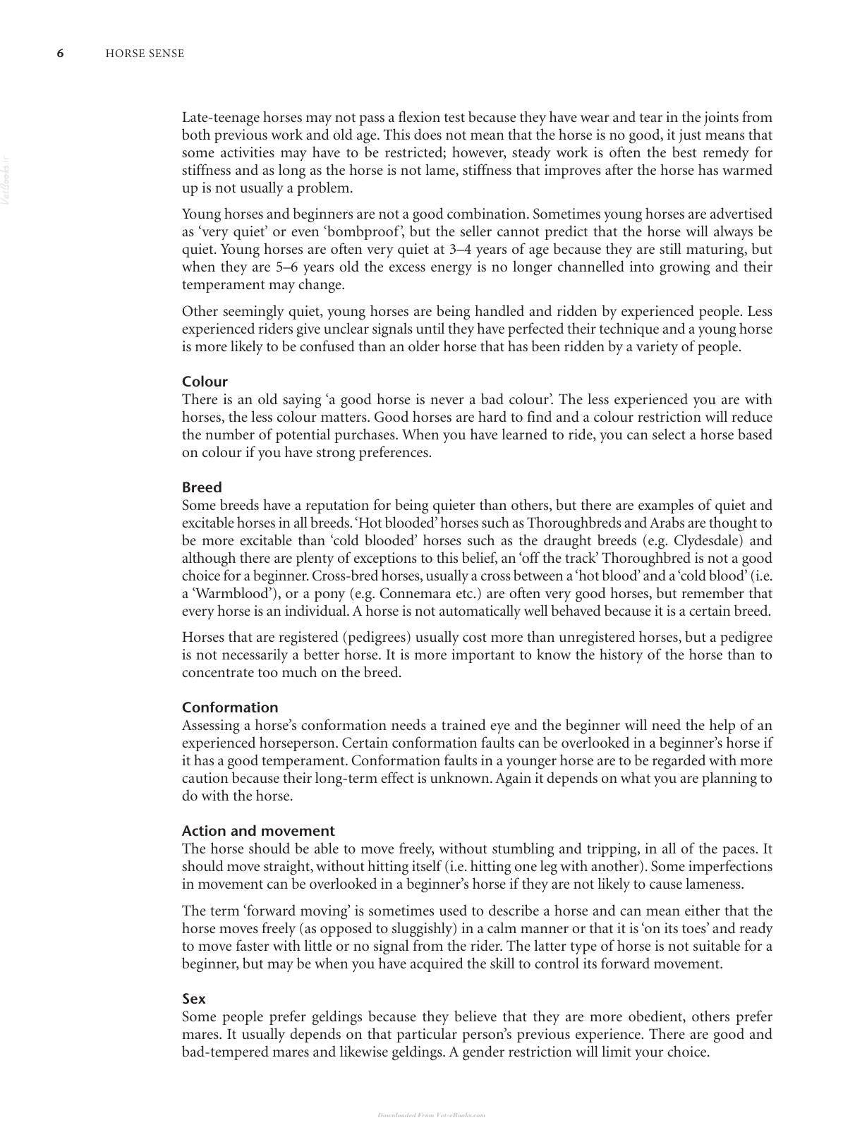 Horse Sense The Guide To Horse Care In Australia And New Zealand 2Nd Edition
