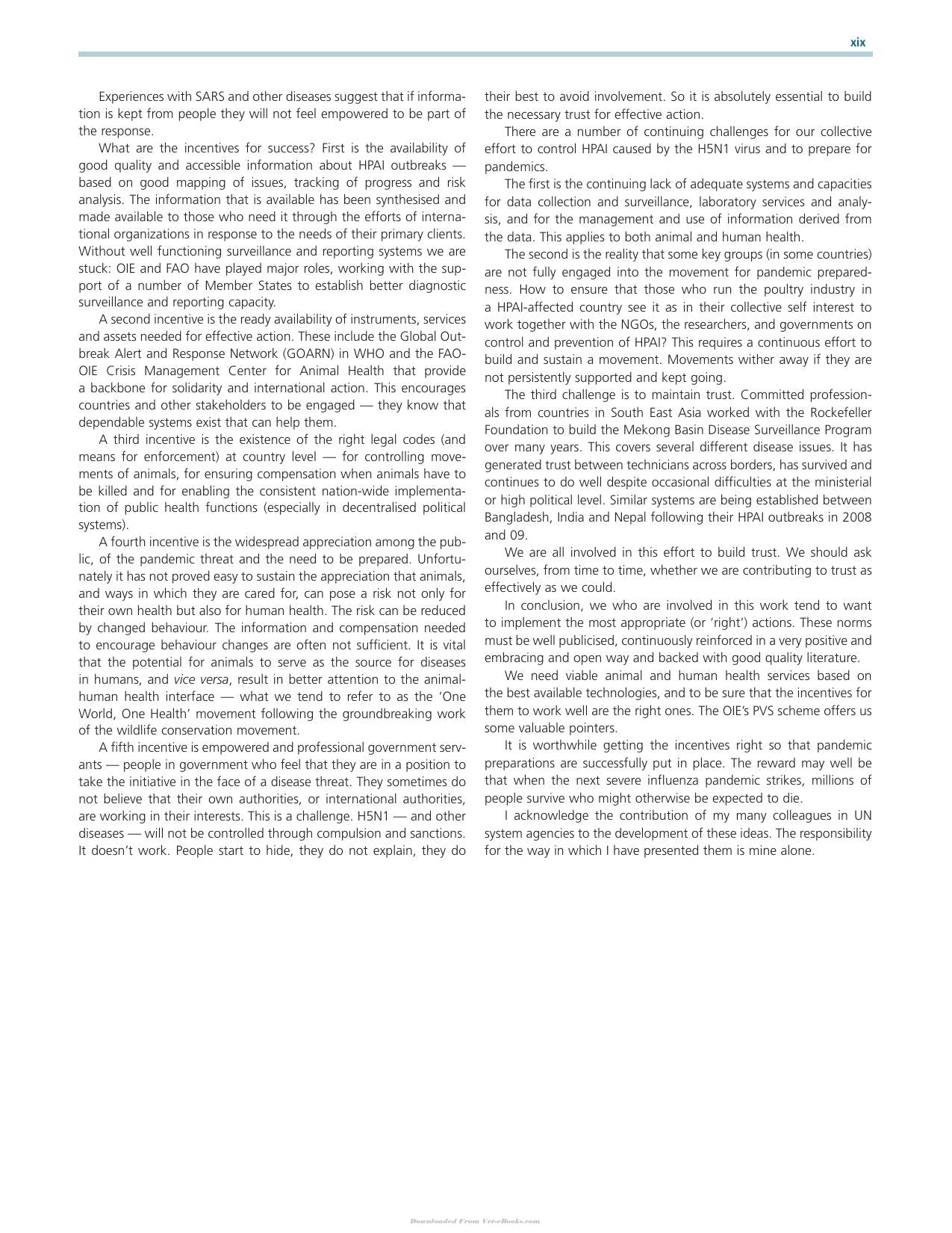 Sustainable Improvement Of Animal Production And Health