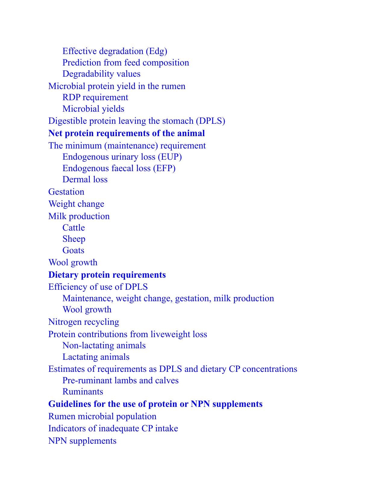Nutrient Requirements Of Domesticated Ruminants