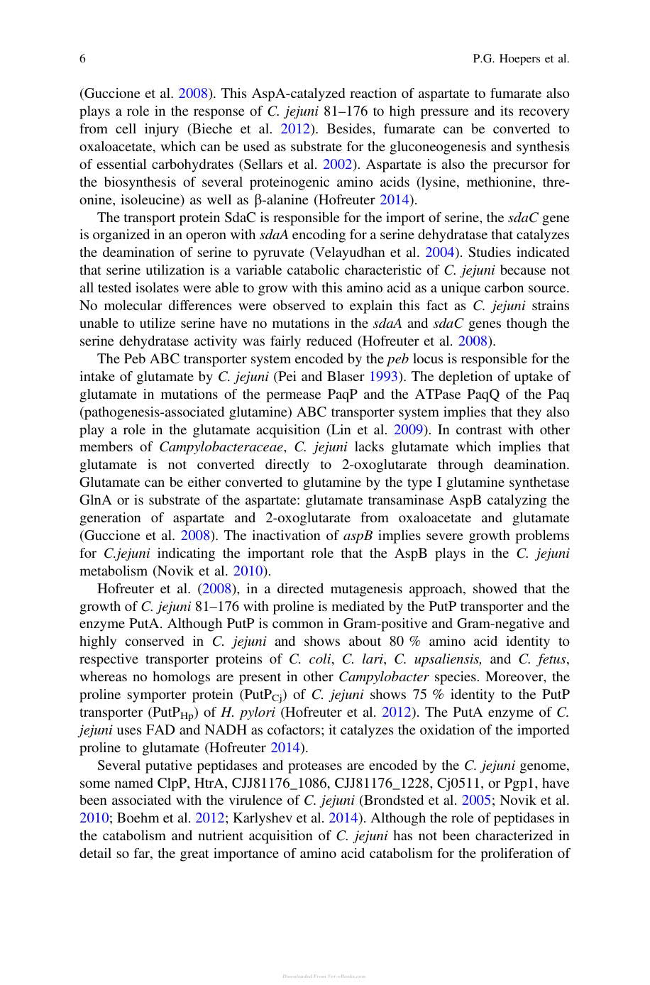 Campylobacter Spp And Related Organisms In Poultry