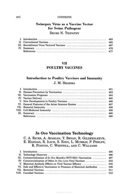 Veterinary Vaccines and Diagnostics
