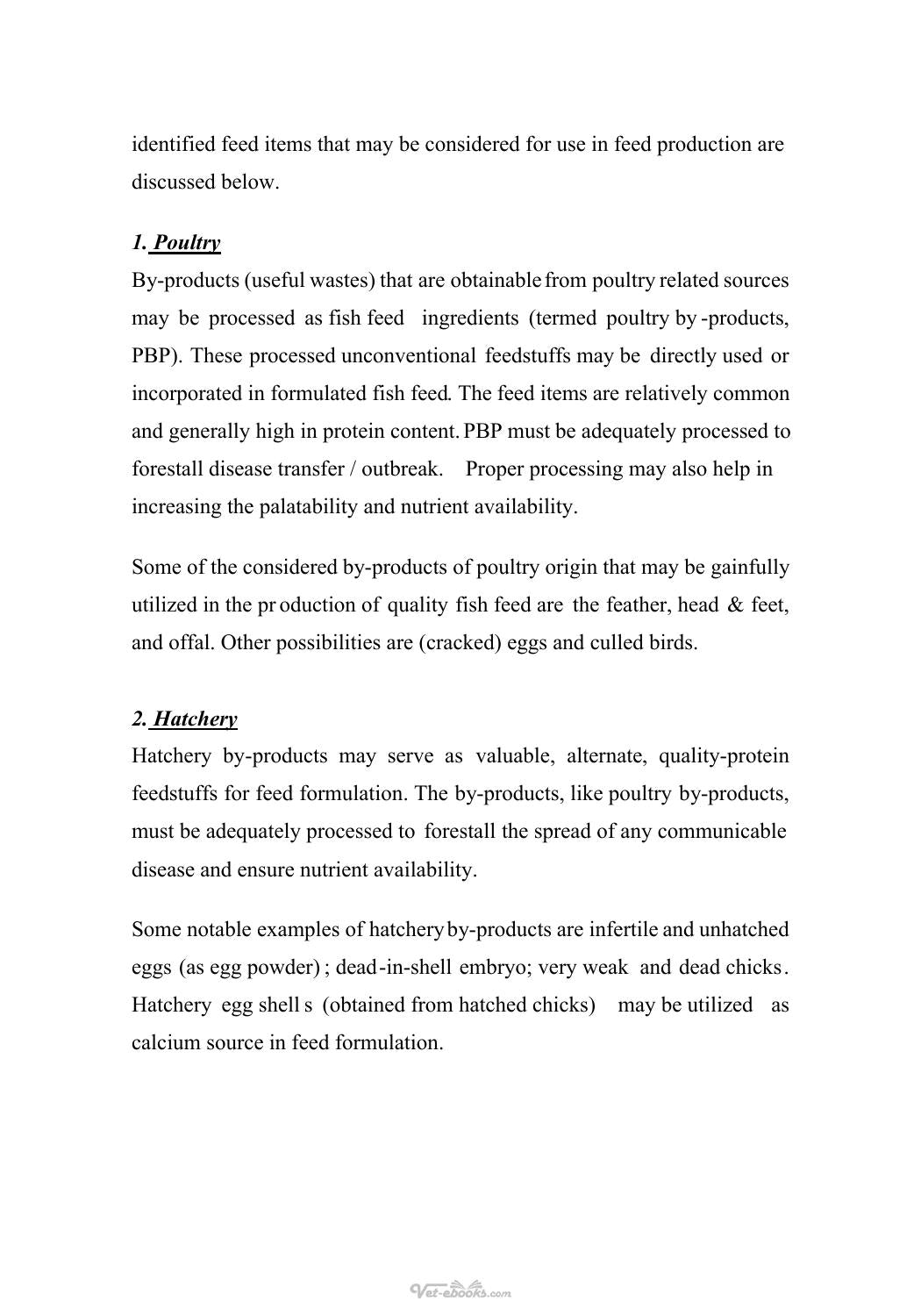 Aquafeed Production Economics And Health Impact On Fish Management