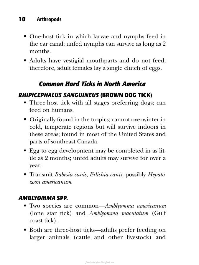 Veterinary Parasitology The Practical Veterinarian
