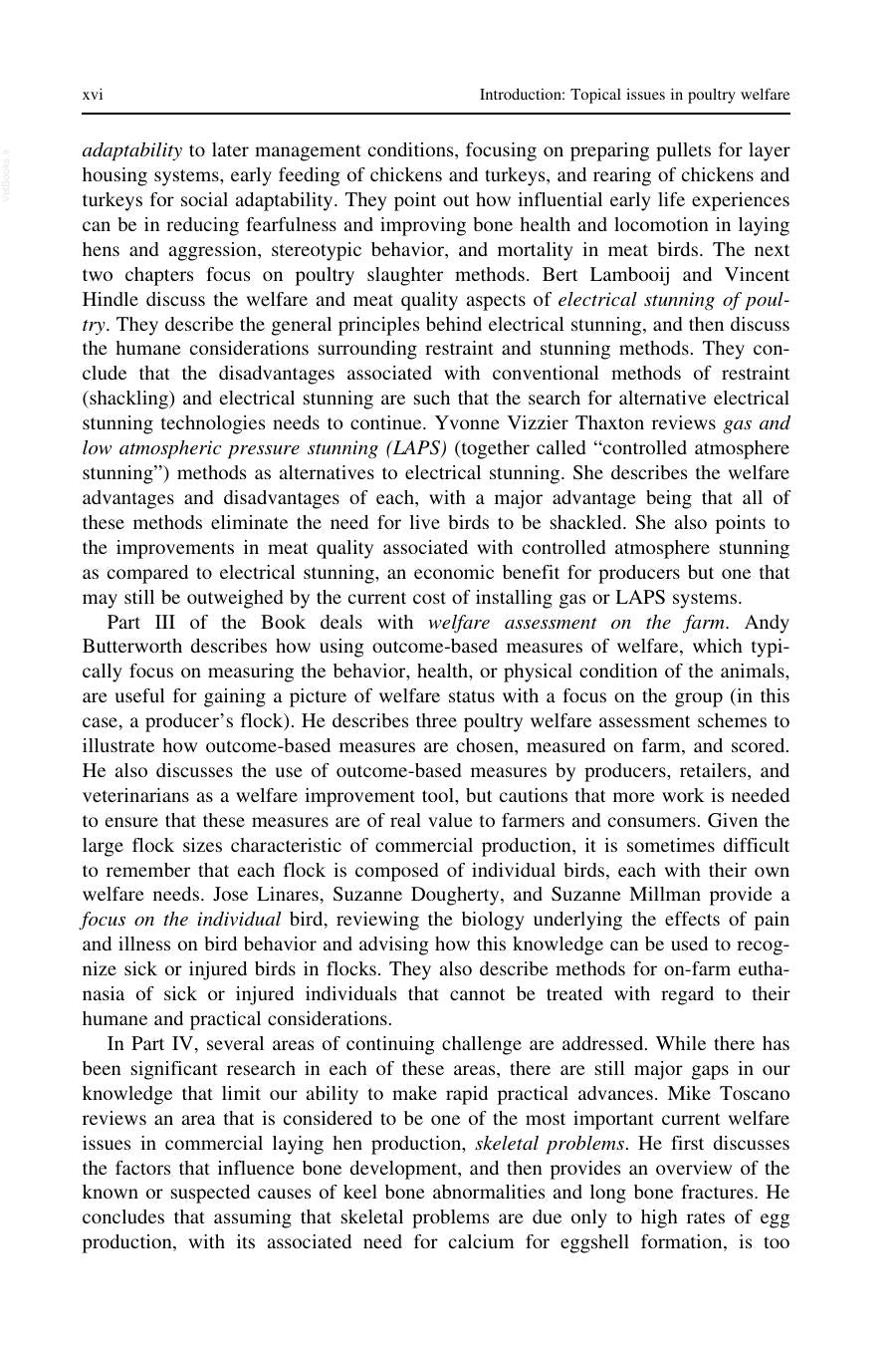 Preview page of Advances in Poultry Welfare