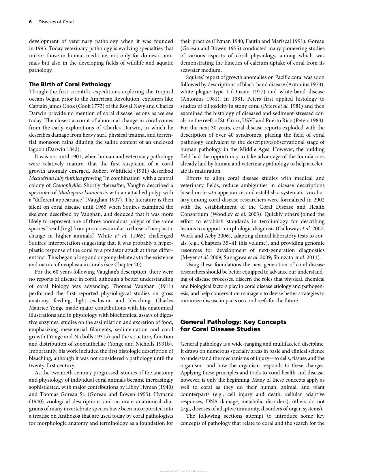 Diseases Of Coral