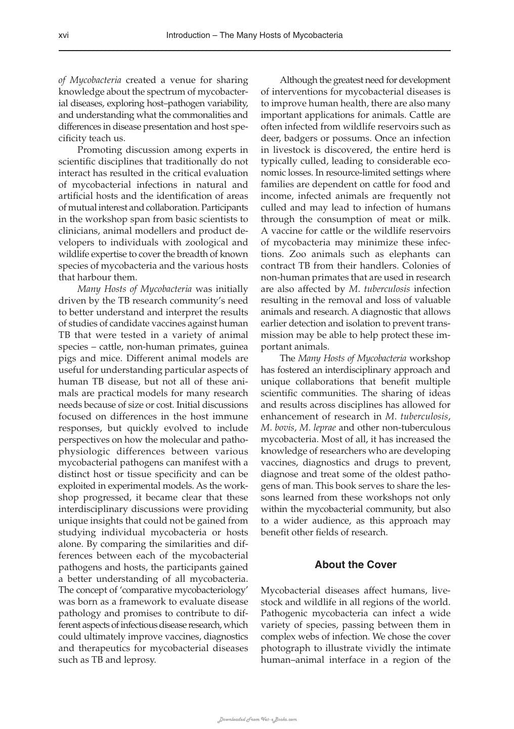Tuberculosis Leprosy And Mycobacterial Diseases Of Man And Animals The Many Hosts Of Mycobacteria