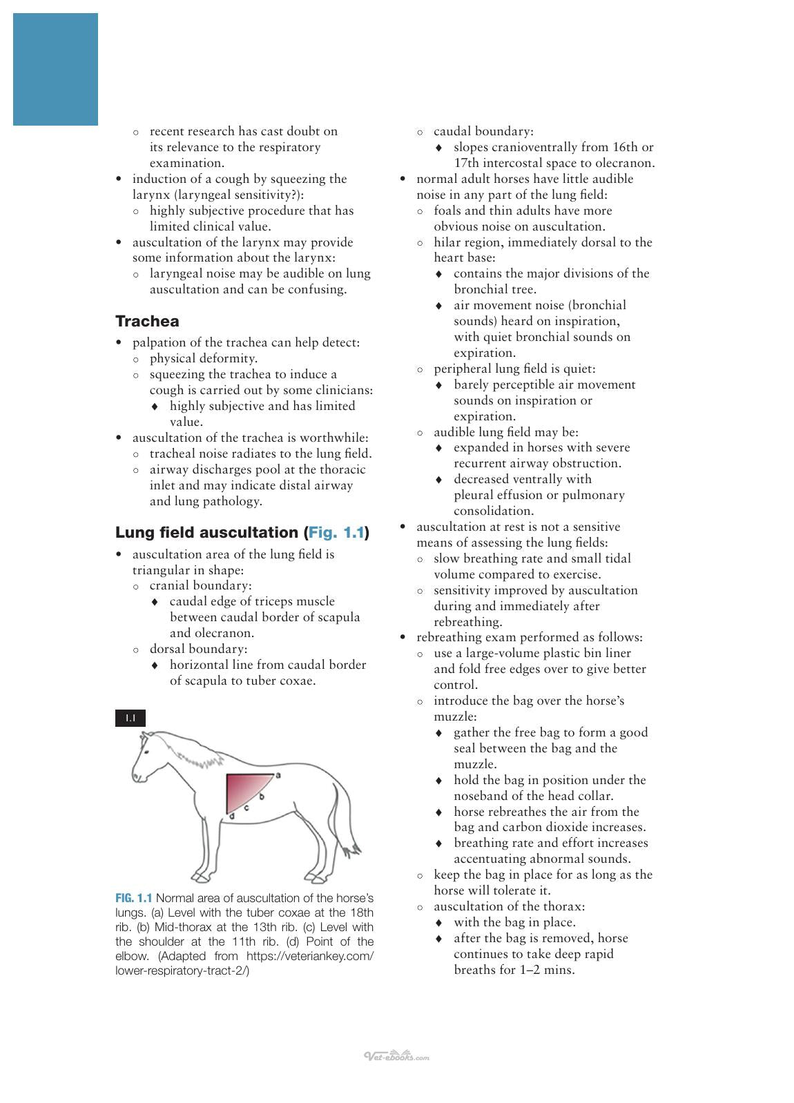 Concise Textbook Of Equine Clinical Practice Book 3 Respiratory And Gastrointestinal Diseases