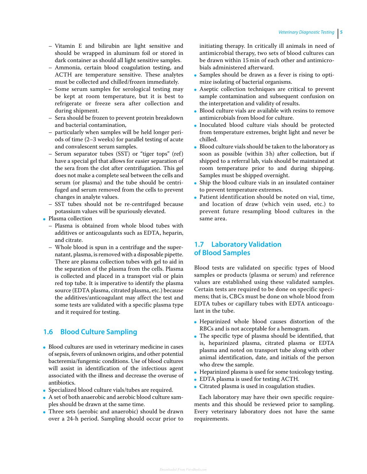 Interpretation Of Equine Laboratory Diagnostics