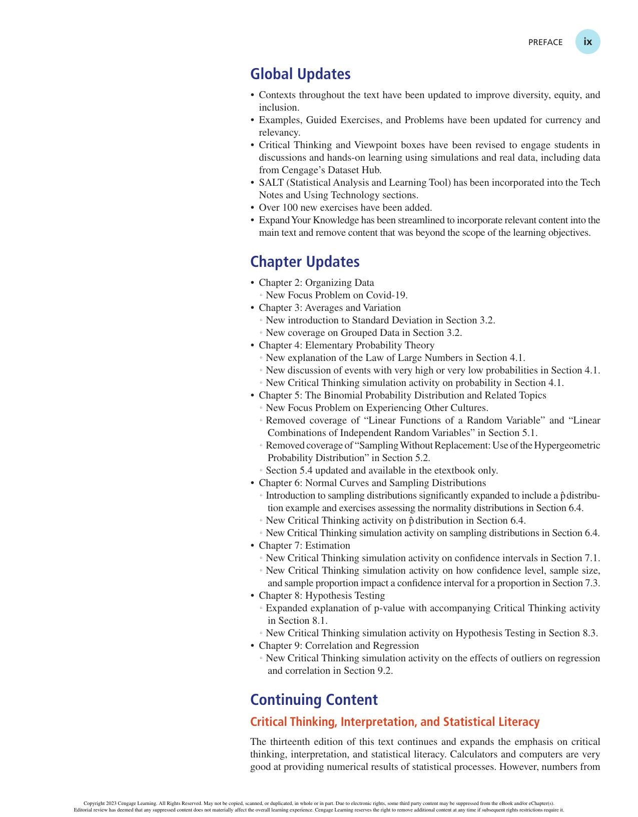 Understandable Statistics Concepts And Methods 13Th Edition