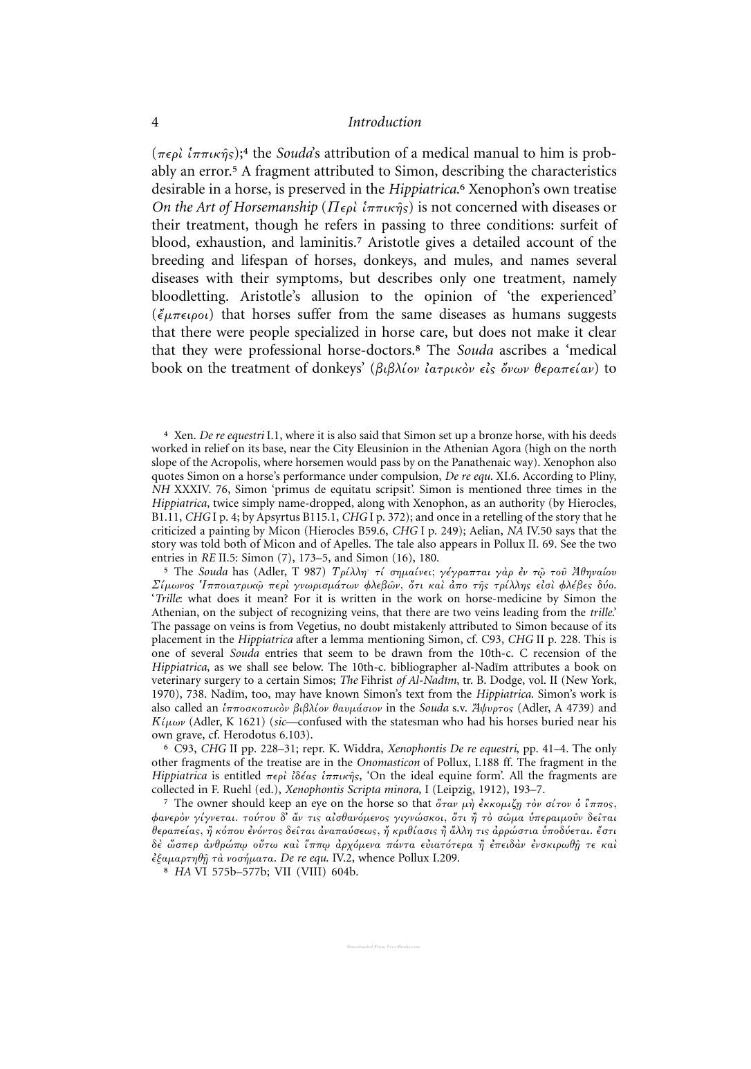 A Byzantine Encyclopaedia Of Horse Medicine
