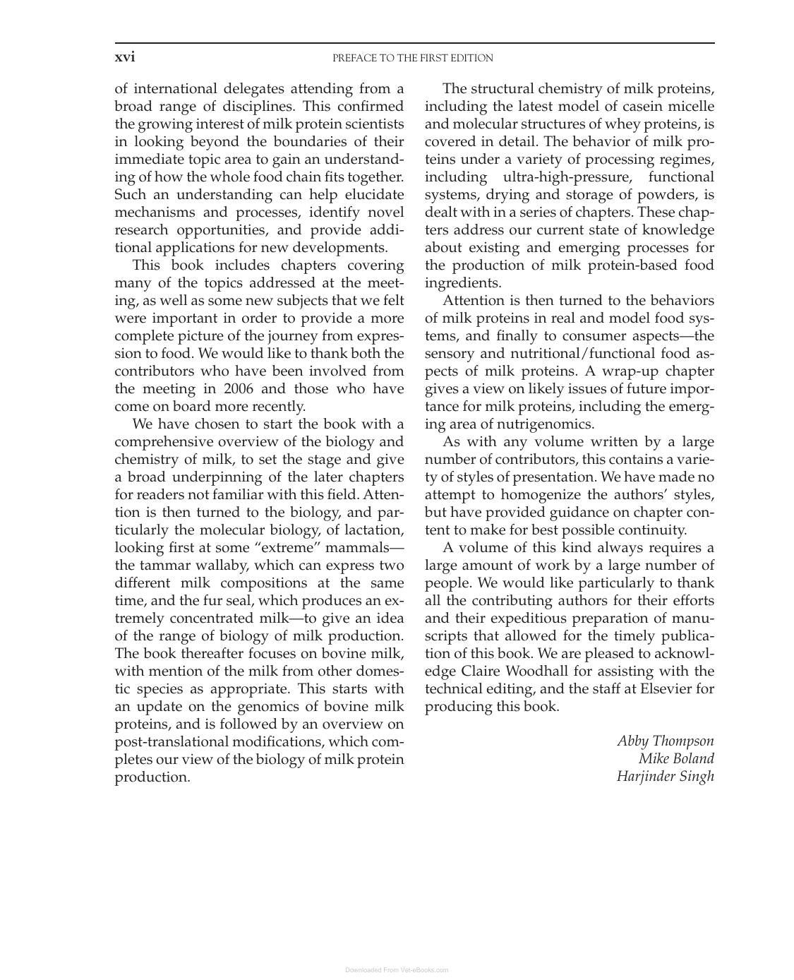 Milk Proteins From Expression To Food 2Nd Edition