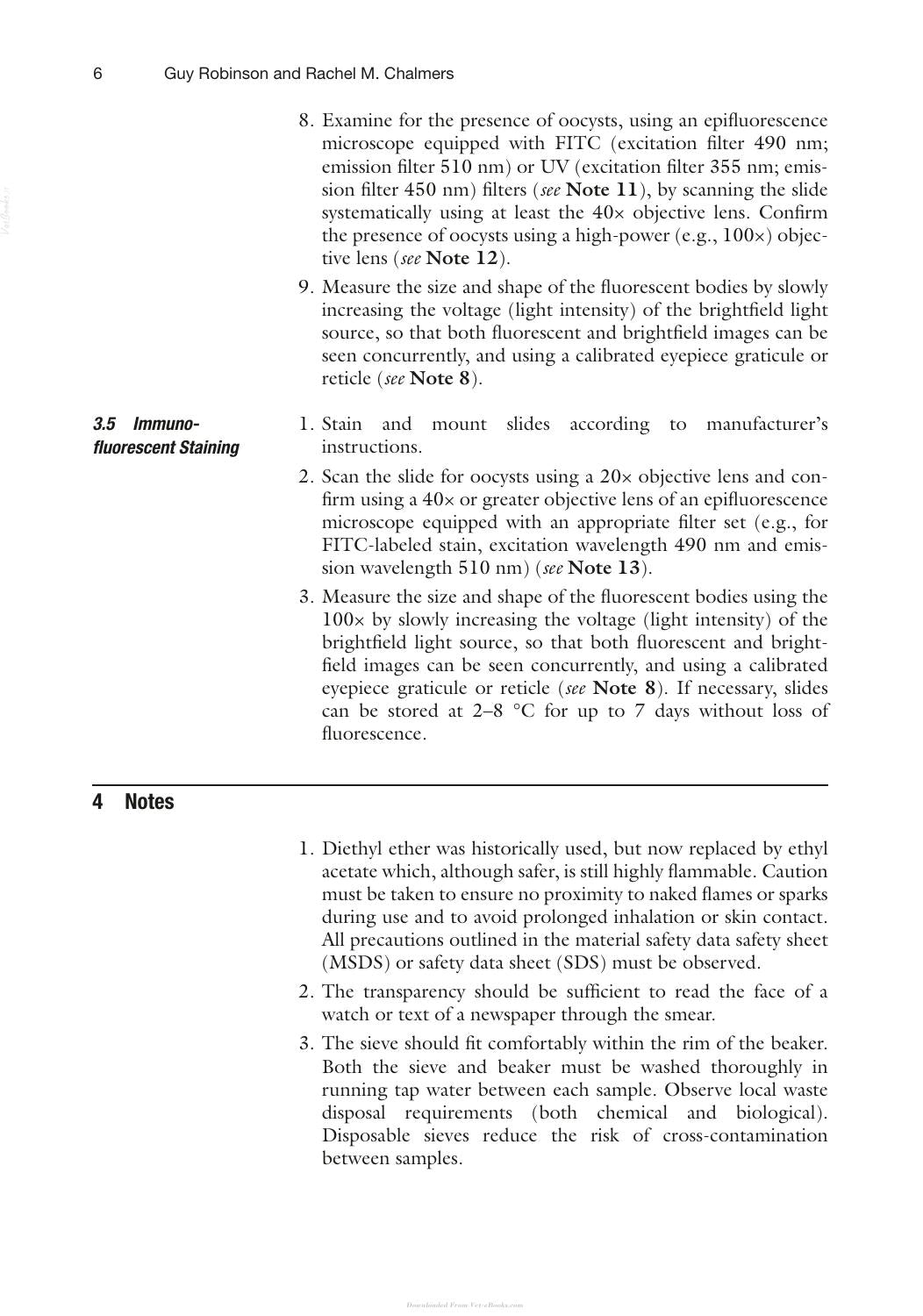 Cryptosporidium Methods And Protocols