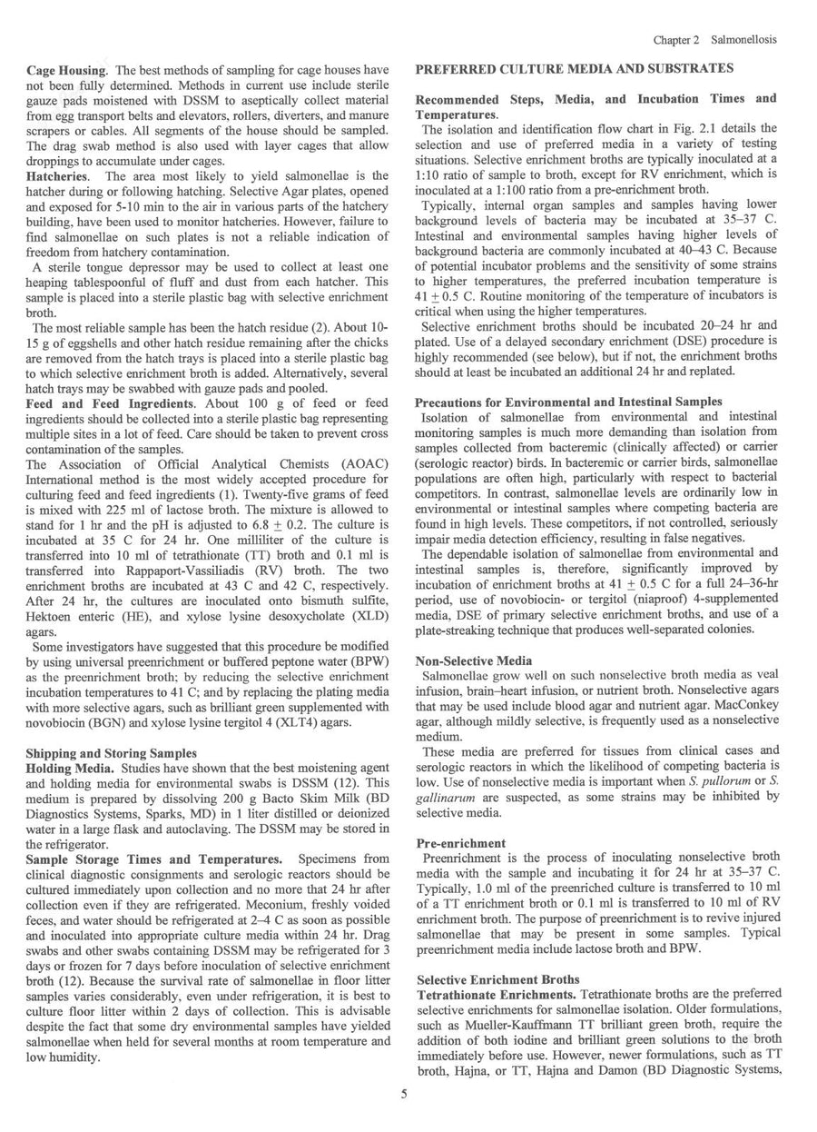 Preview page of A Laboratory Manual for the Isolation, Identification and Characterization of Avian Pathogens
