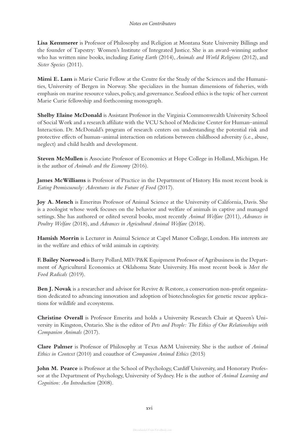 Routledge Handbook Of Animal Ethics