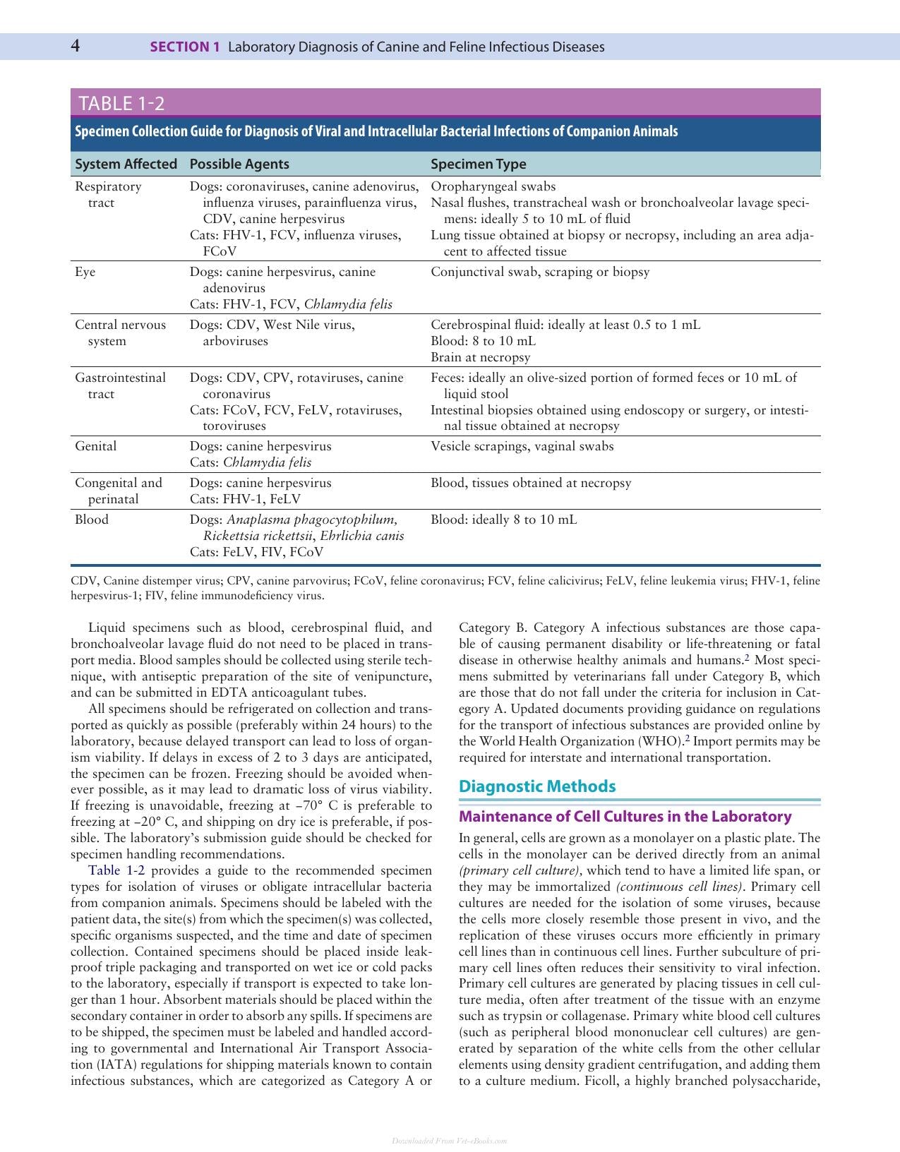 Canine And Feline Infectious Diseases