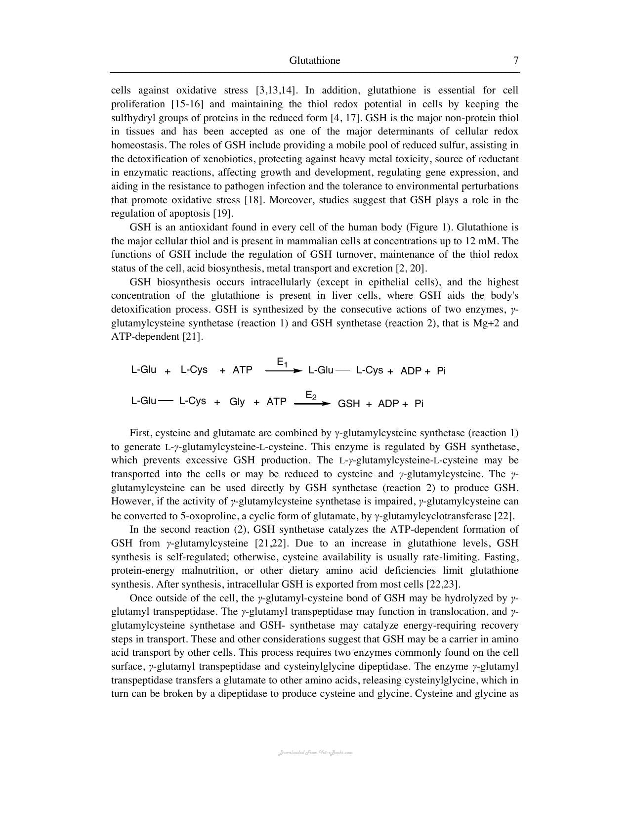 Glutathione Biochemistry Mechanisms Of Action And Biotechnological Implications