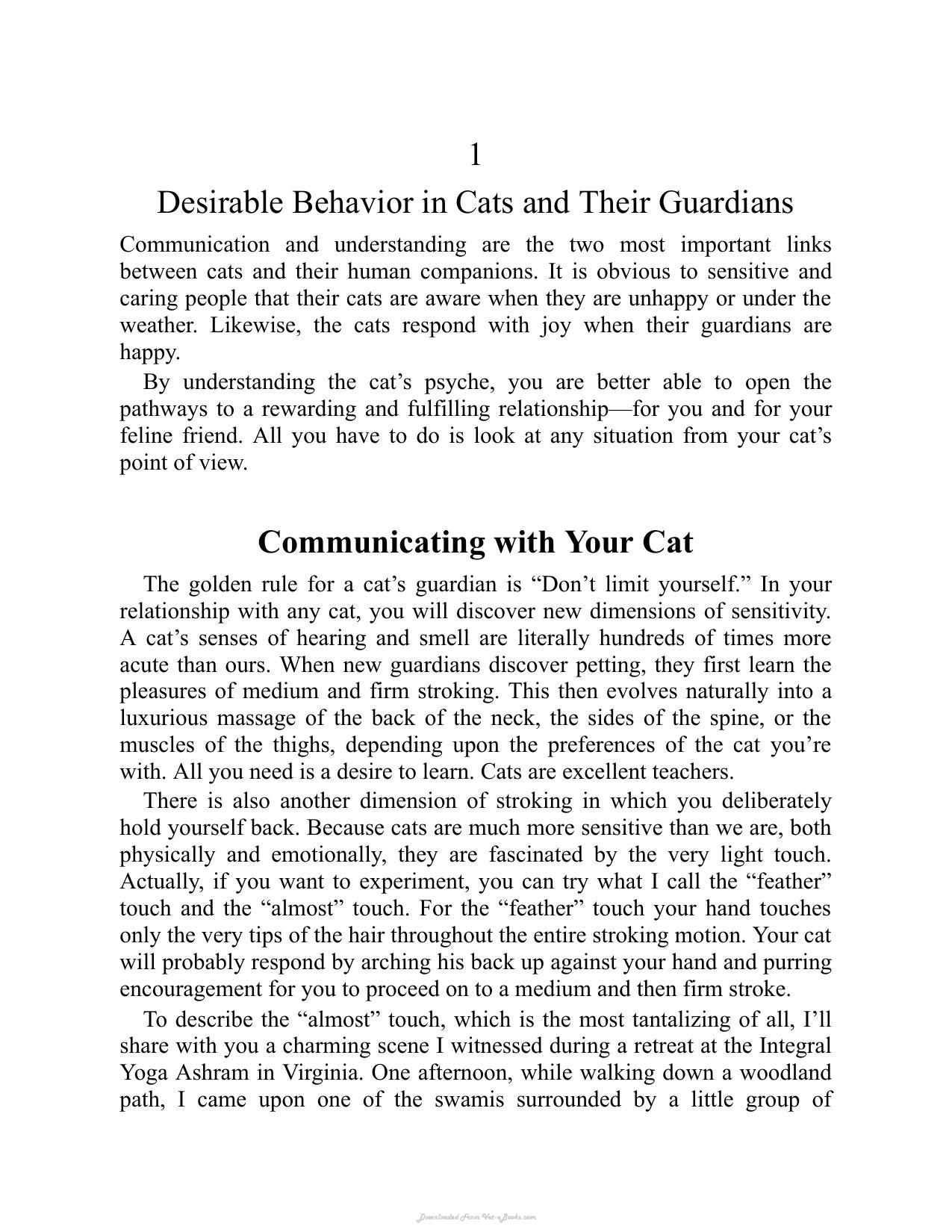 Natural Cat The Comprehensive Guide To Optimum Care