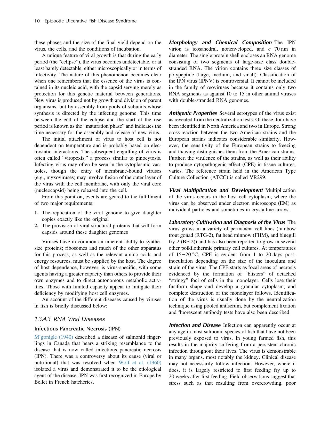 Epizootic Ulcerative Fish Disease Syndrome