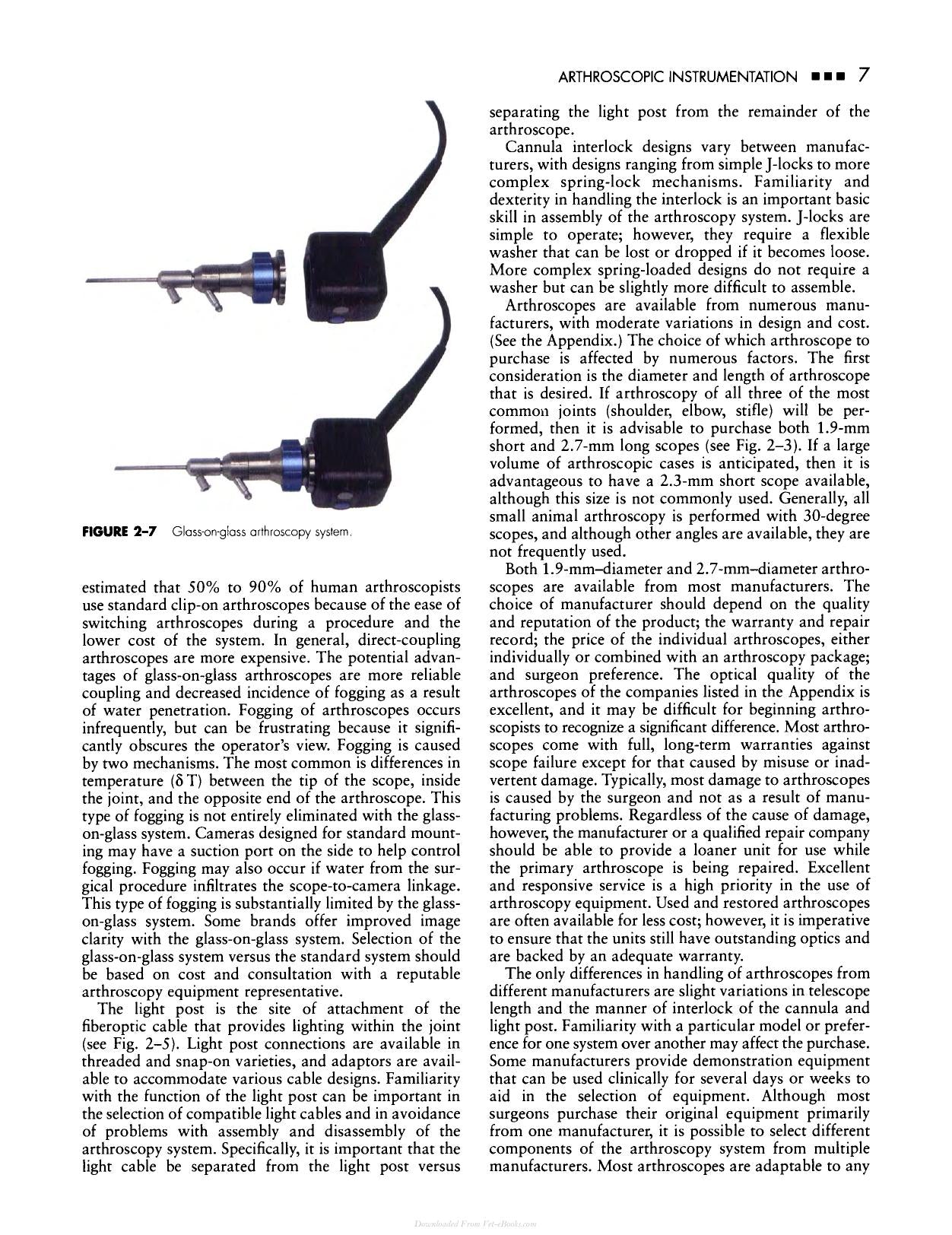 Small Animal Arthroscopy