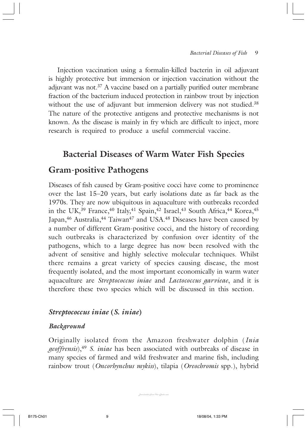 Current Trends In The Study Of Bacterial And Viral Fish And Shrimp Diseases