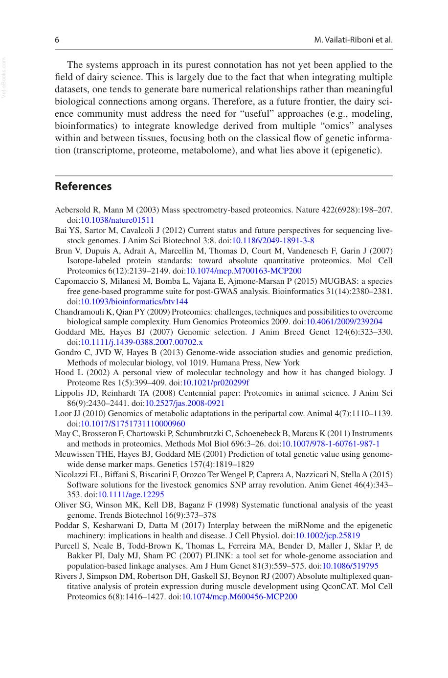 Periparturient Diseases Of Dairy Cows A Systems Biology Approach