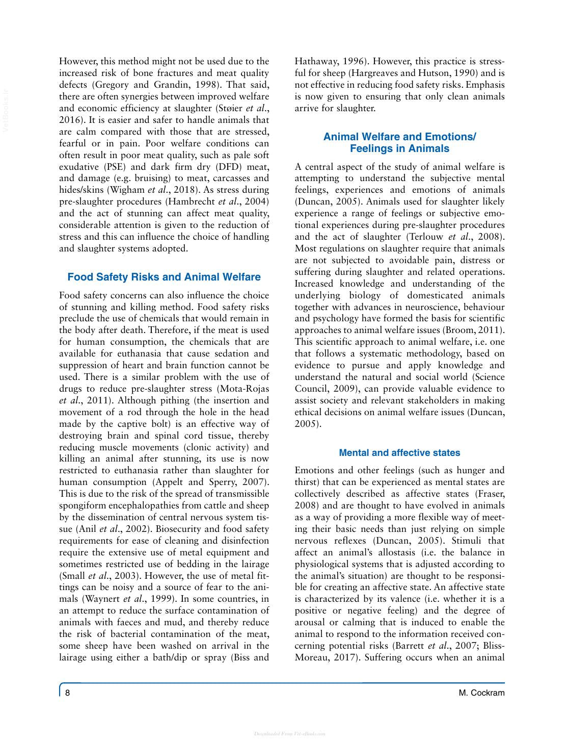 The Slaughter Of Farmed Animals Practical Ways Of Enhancing Animal Welfare