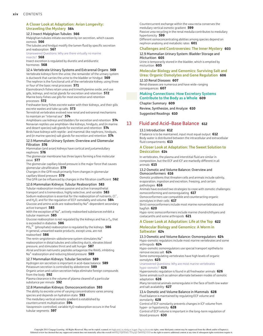 Preview page of Animal Physiology from Genes to Organisms 2nd Edition