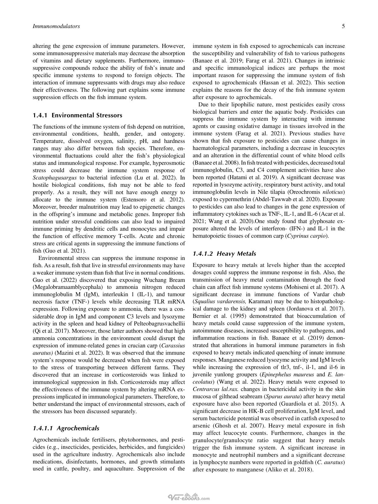 Immunomodulators In Aquaculture And Fish Health
