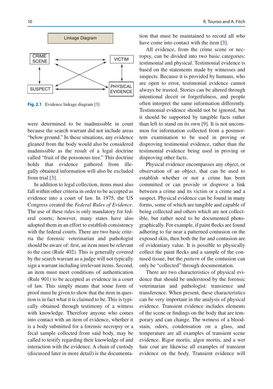 Preview page of Veterinary Forensic Pathology Volume 1 and 2