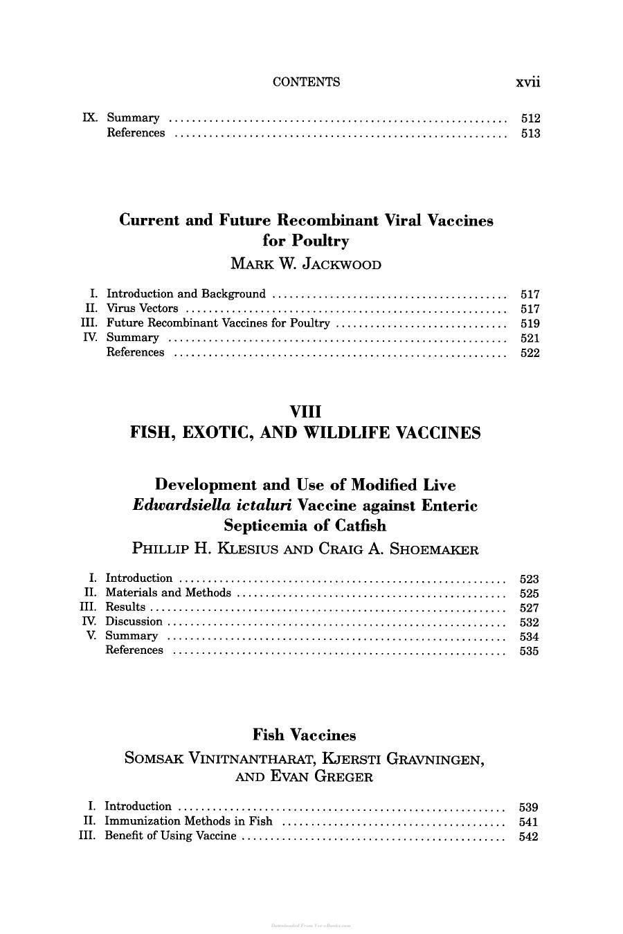 Veterinary Vaccines And Diagnostics