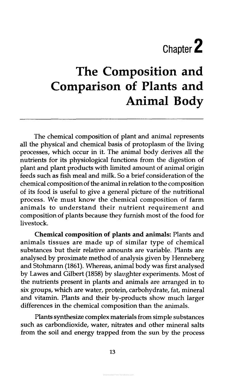 Handbook Of General Animal Nutrition