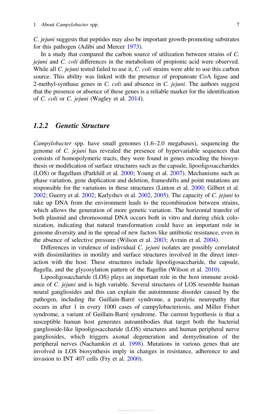 Campylobacter Spp And Related Organisms In Poultry