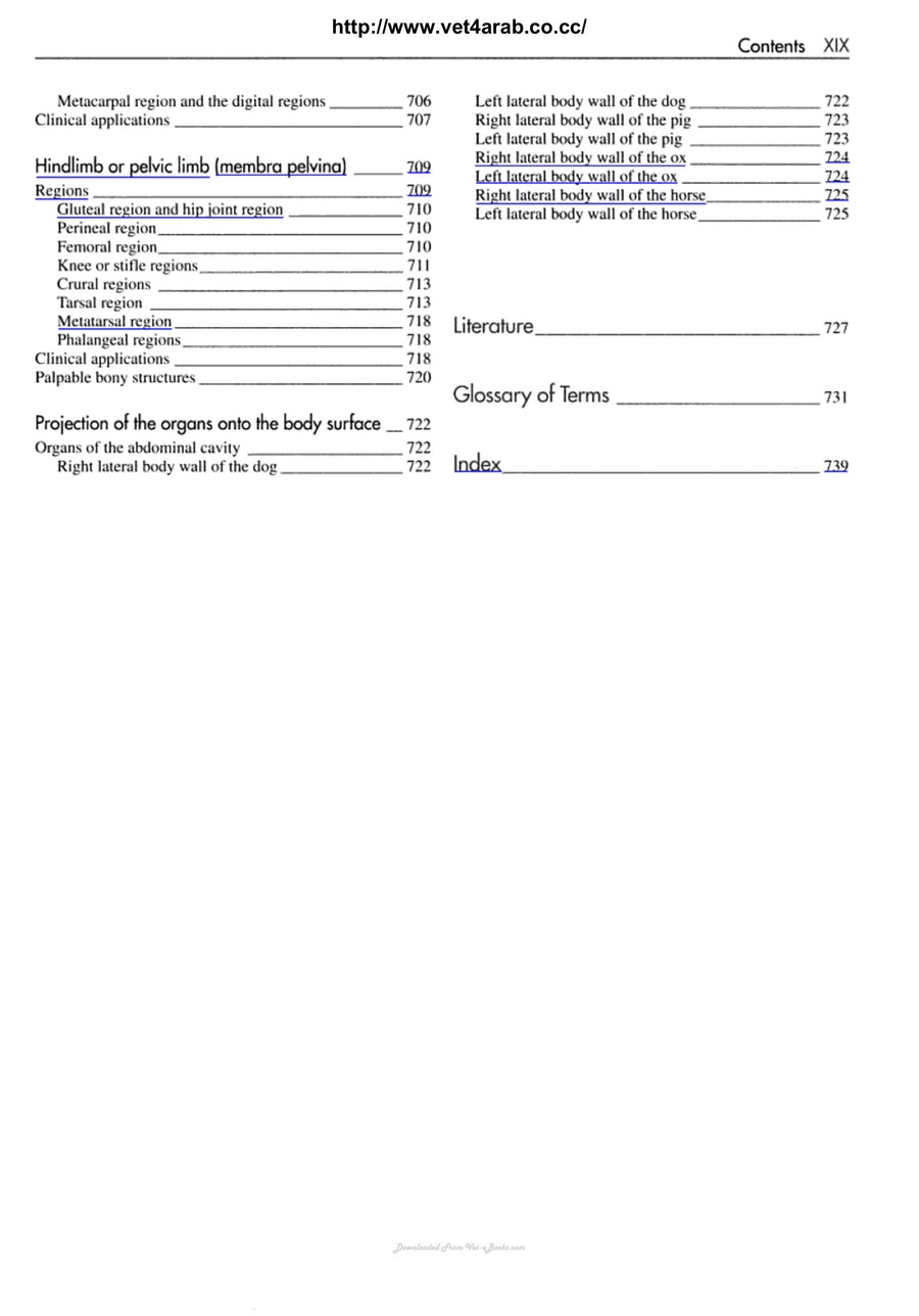 Preview page of Veterinary Anatomy of Domestic Mammals 3rd Edition