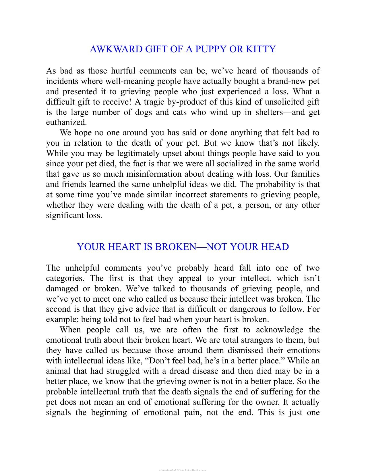 The Grief Recovery Handbook For Pet Loss