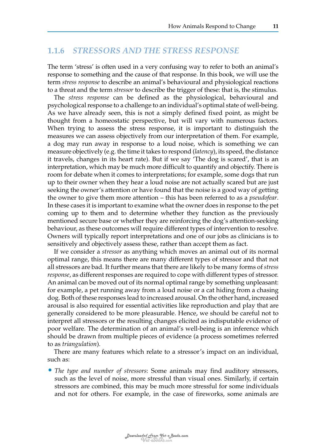 Stress And Pheromonatherapy In Small Animal Clinical Behaviour