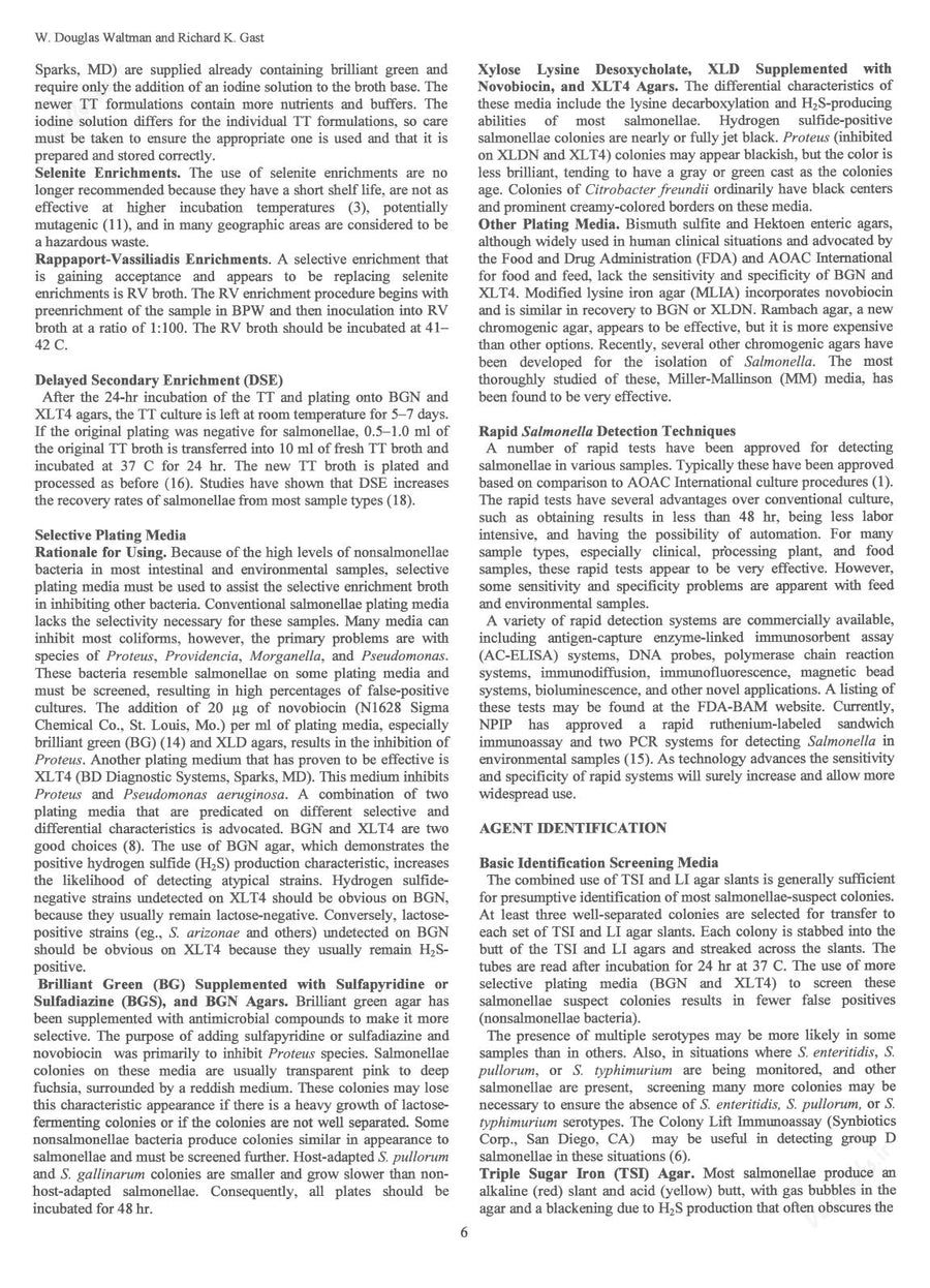 Preview page of A Laboratory Manual for the Isolation, Identification and Characterization of Avian Pathogens