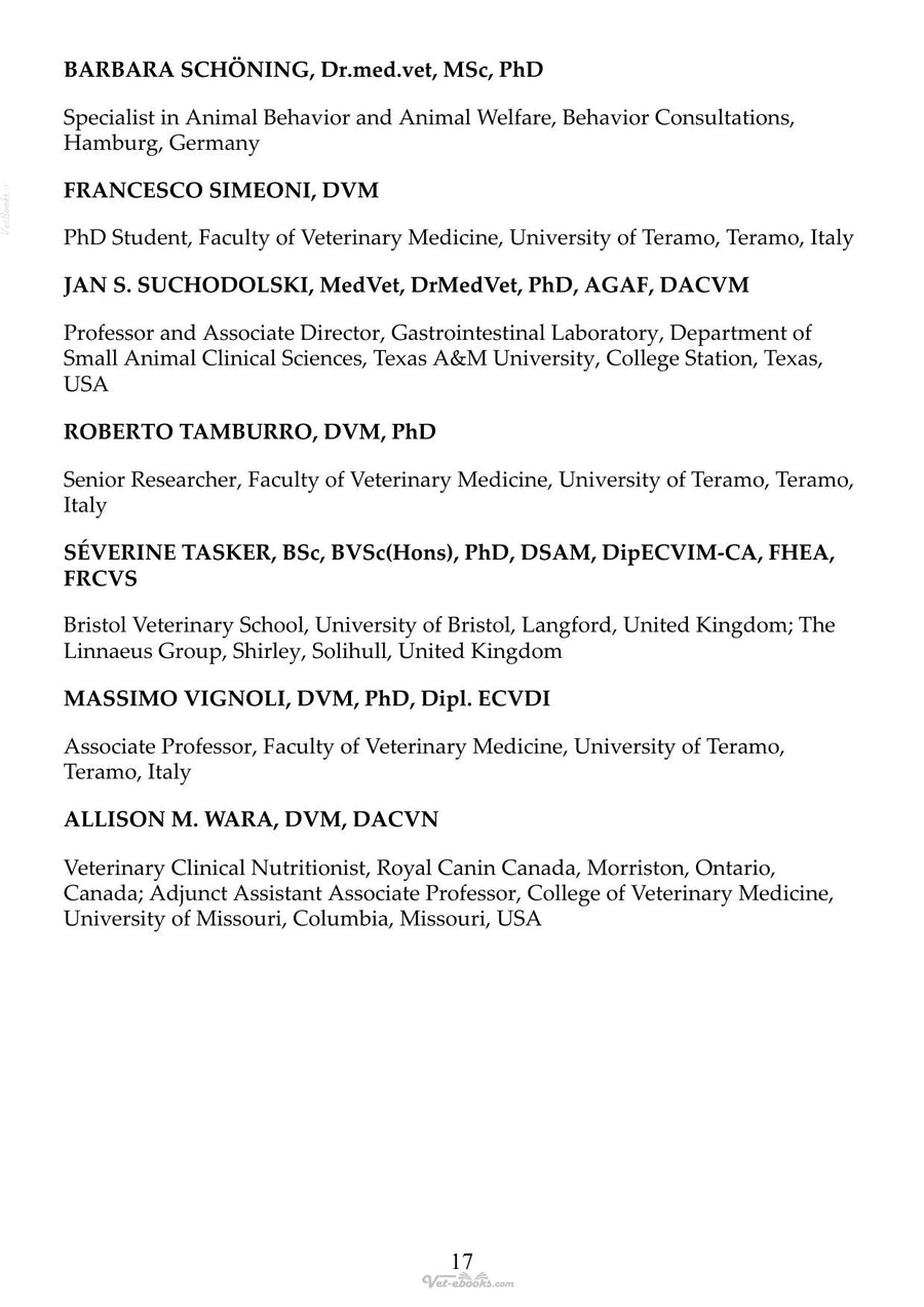Preview page of Advances in Small Animal Care 2020