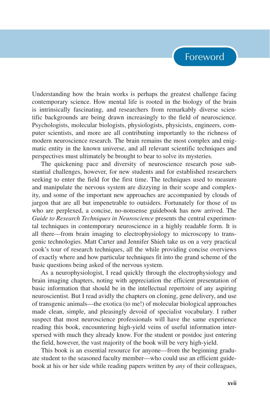 Guide To Research Techniques In Neuroscience