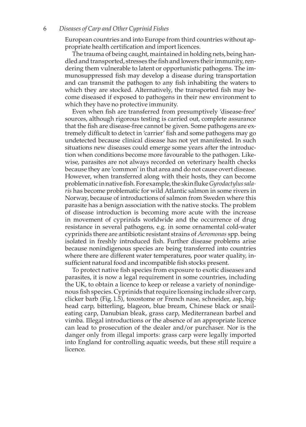 Diseases Of Carp And Other Cyprinid Fishes