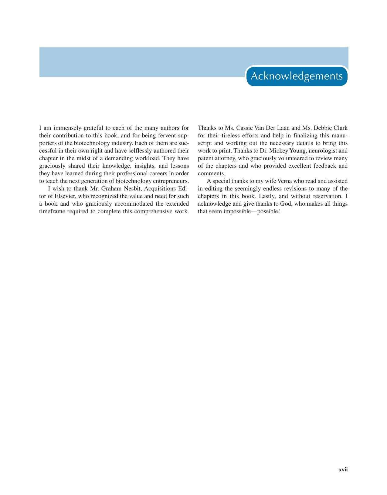 Biotechnology Entrepreneurship Starting Managing And Leading Biotech Companies