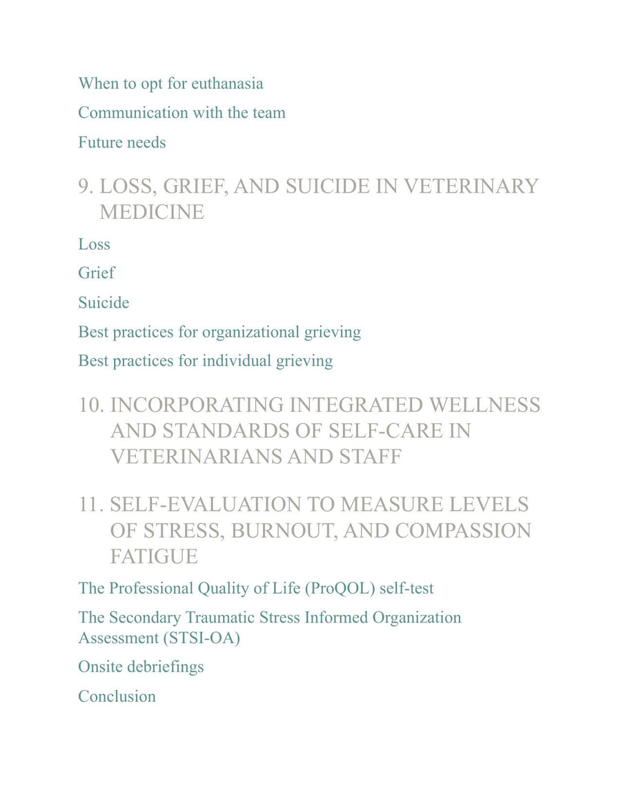 Preview page of Stress Compassion Fatigue and Burnout Handling in Veterinary Practicee