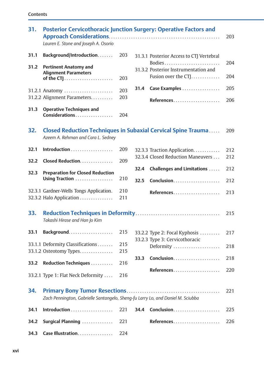 Preview page of Cervical Spine Surgery: Principles and Techniques