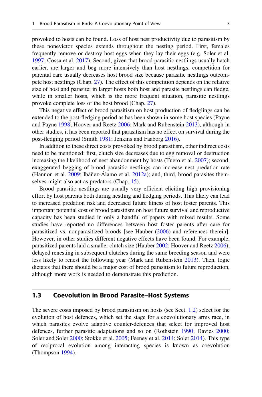 Avian Brood Parasitism Behaviour Ecology Evolution And Coevolution