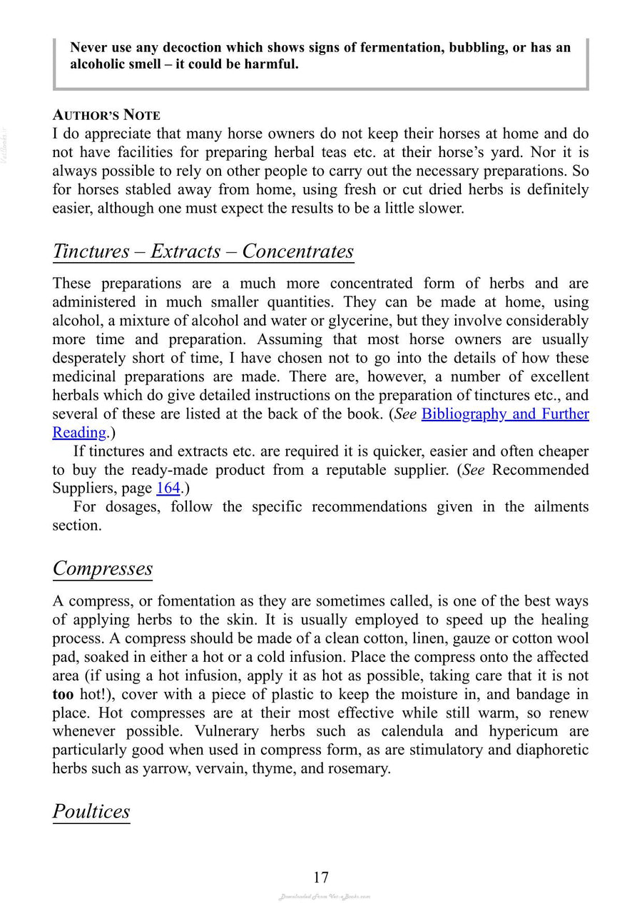 Preview page of A Modern Horse Herbal
