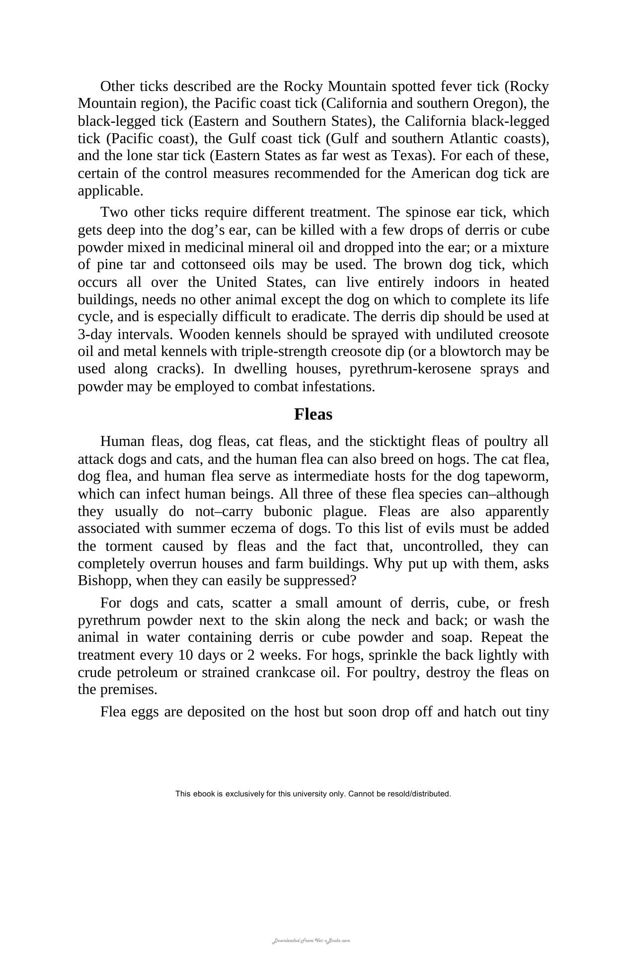 Diseases And Parasites Of Dogs And Cats