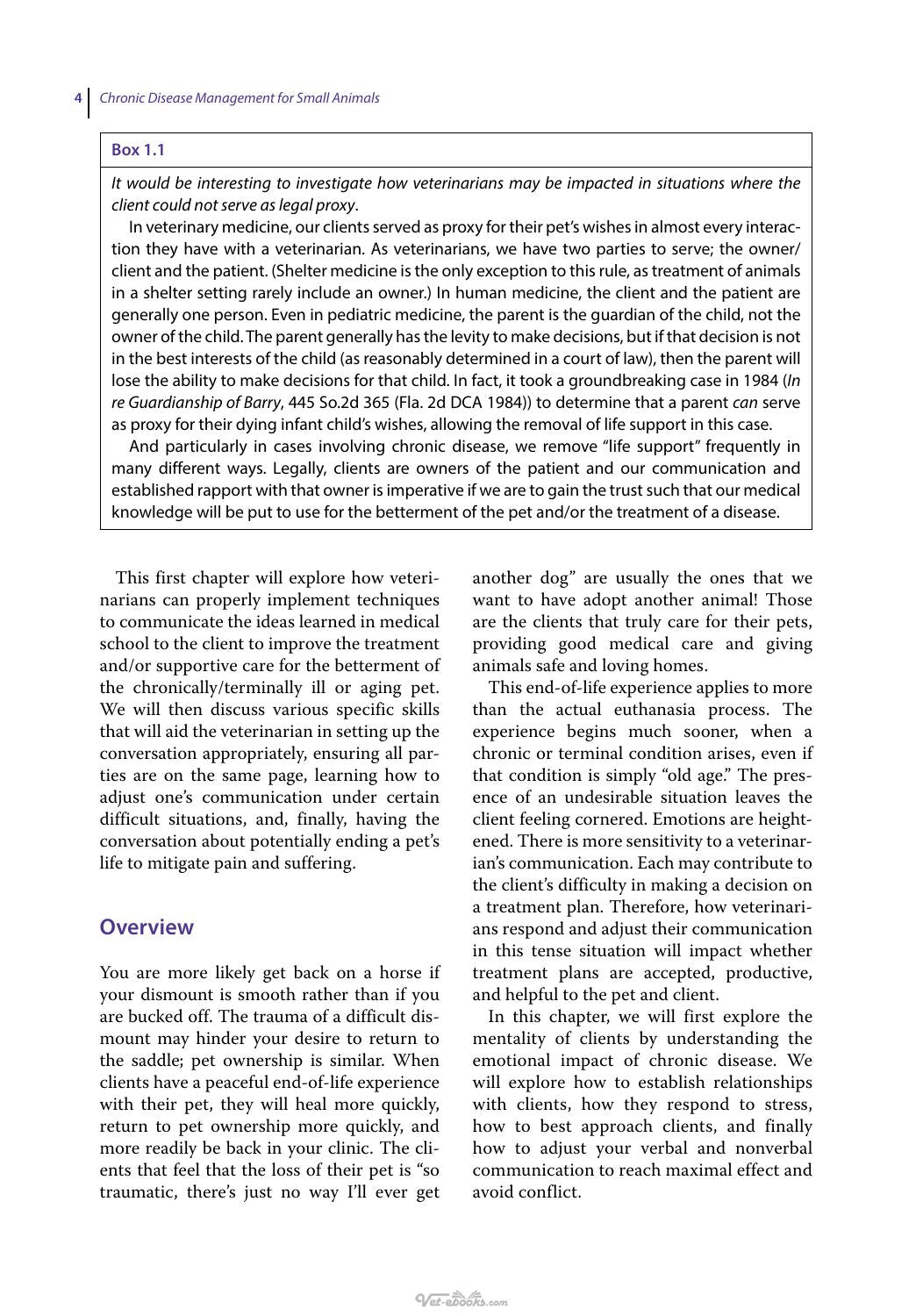 Chronic Disease Management For Small Animals