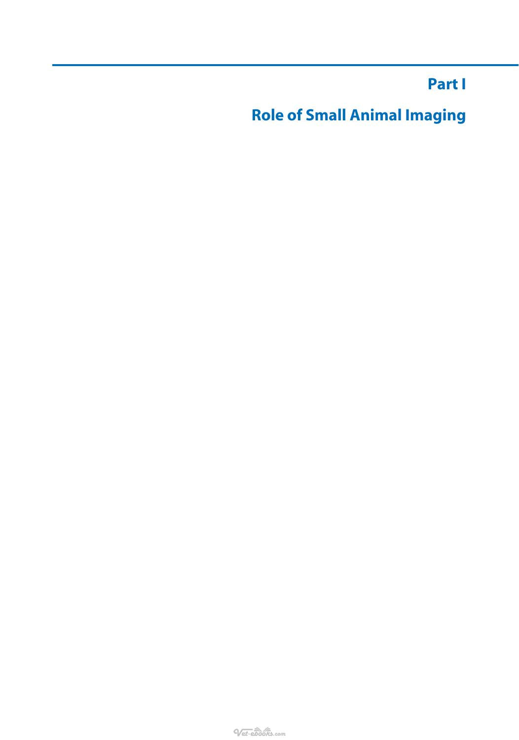 Small Animal Imaging 2Nd Edition