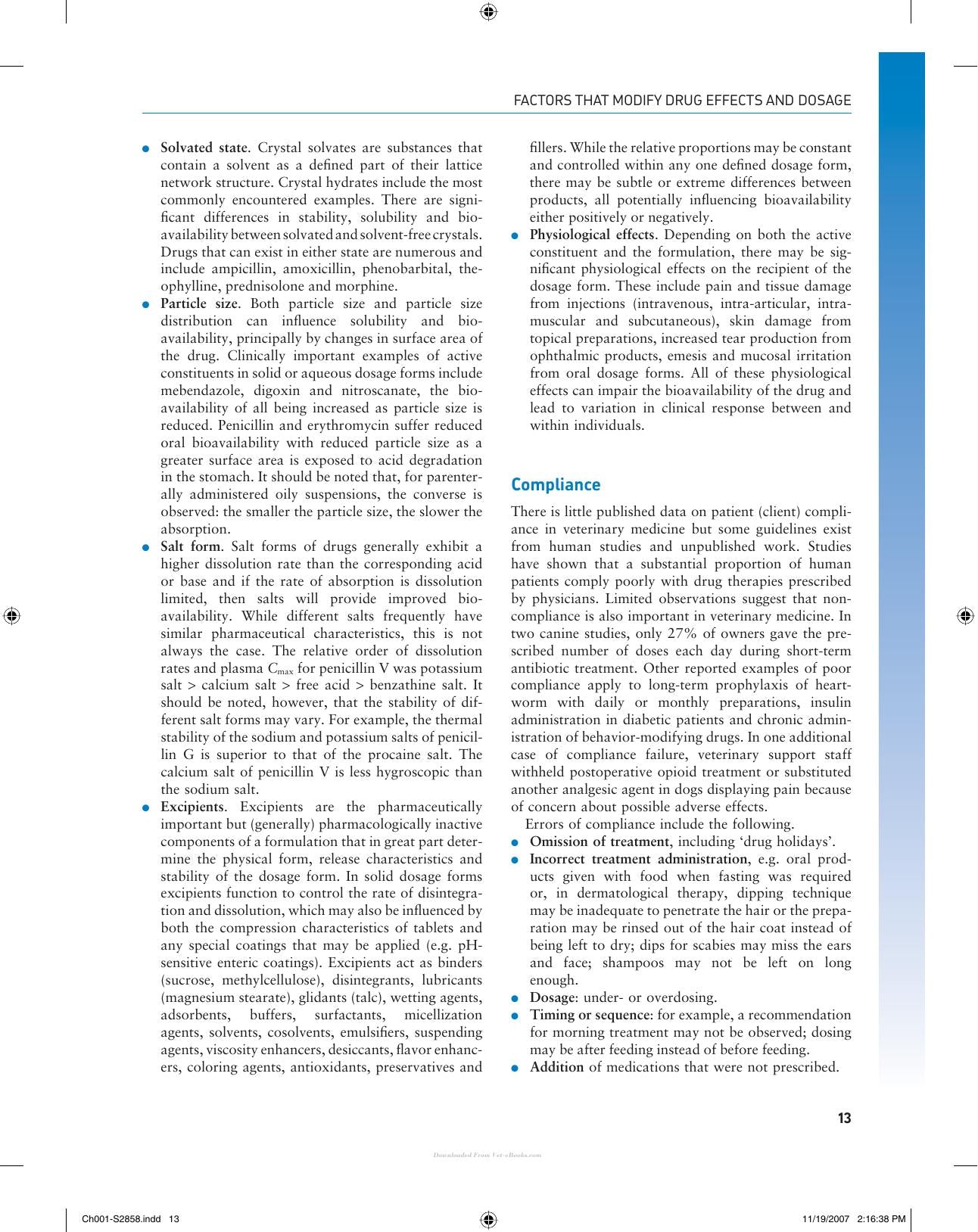 Small Animal Clinical Pharmacology 2Nd Edition