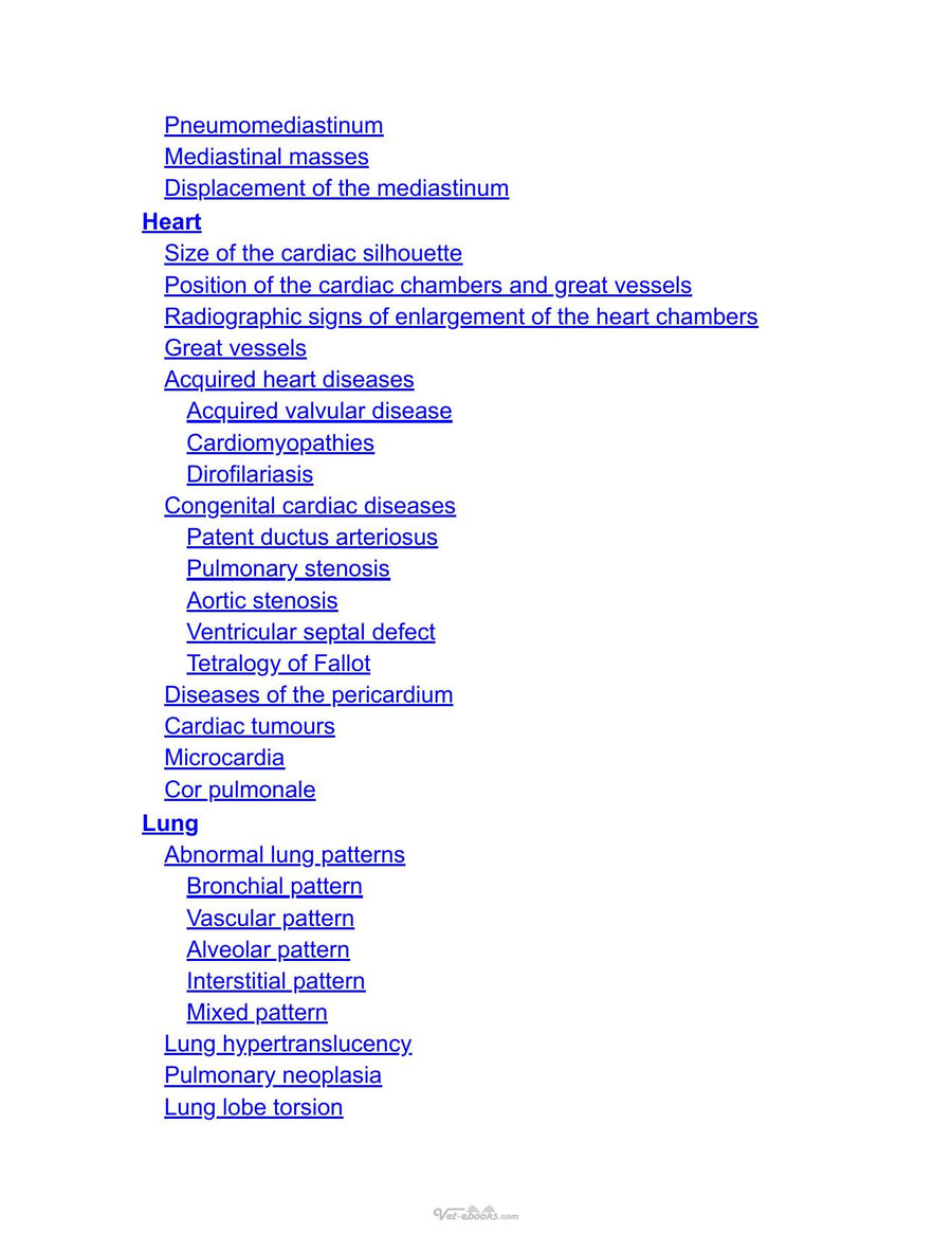 Preview page of Atlas of Radiographic Interpretation in Small Animals, 2nd Edition