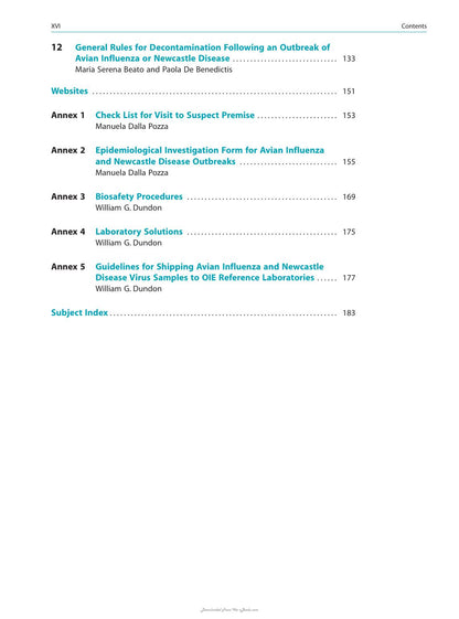 Avian Influenza and Newcastle Disease a Field and Laboratory Manual